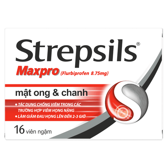Strepsils Maxpro- Hộp 16 viên