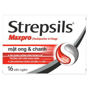 Strepsils Maxpro- Hộp 16 viên