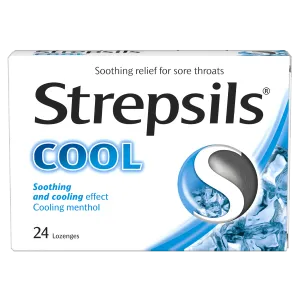 Strepsils Cool- Hộp 24 viên
