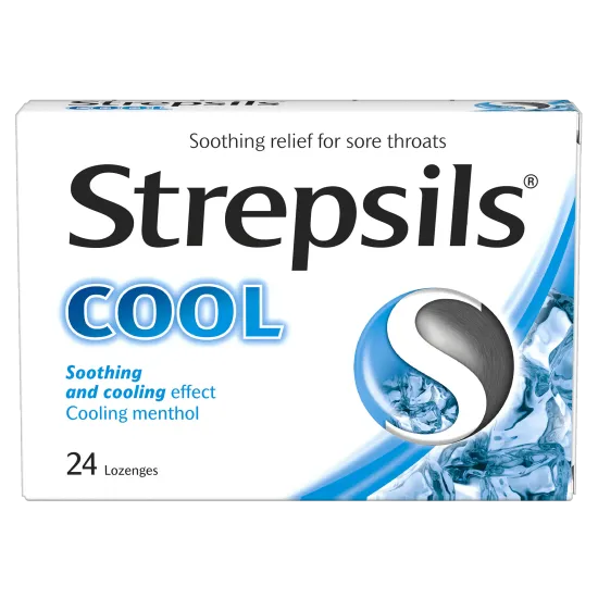 Strepsils Cool- Hộp 24 viên